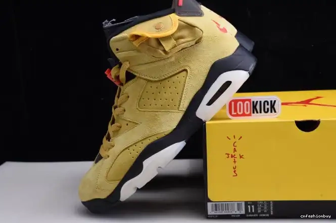 TRAVIS JORDAN 6 YELLOW CN1084-300 AIR SCOTT X 0706